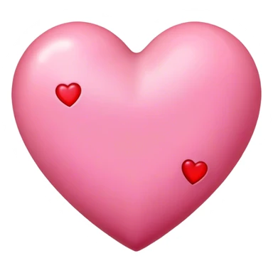 Pink heart with res small hearts inside sticker