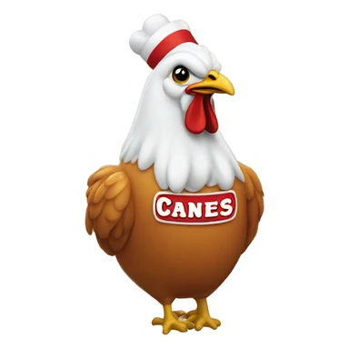 Raising Canes chicken sticker