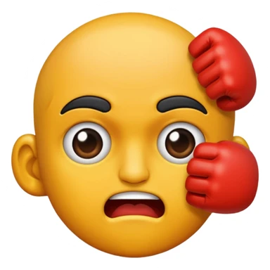 Getting Punched in the face sticker