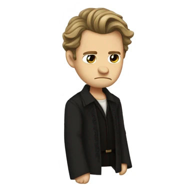 Klaus Mikaelson crying  sticker