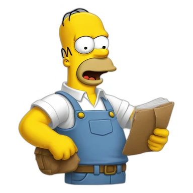 Homer Simpson Qui dit ta gueule sticker