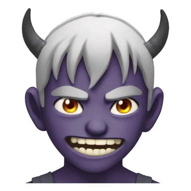 Anime demon sticker