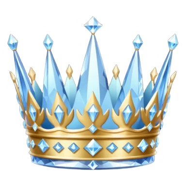 crystal crown sticker