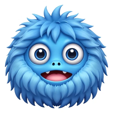 Huggy Wuggy blue monster sticker
