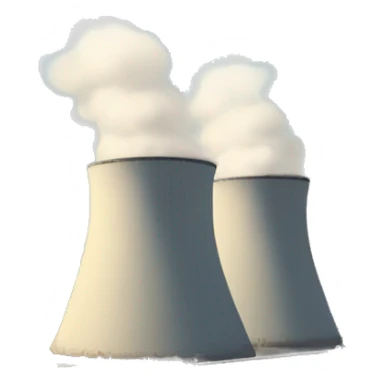 Panoramic view of the thermal power station sticker