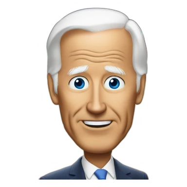 biden with laser beams  shooting out of his eyes sticker