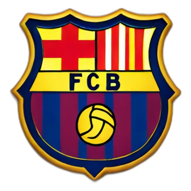 barcelona football club sticker