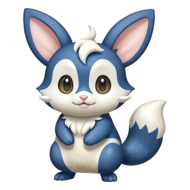 Meowstic-Emolga-Minccino-fusion sticker