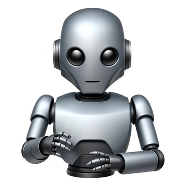 Stealth robot with cloaking panels and low profile sticker