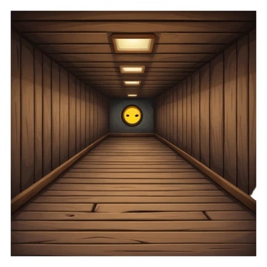 crawlspace scene sticker