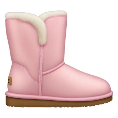 light pink uggs sticker