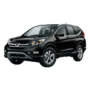 Black honda crv sticker