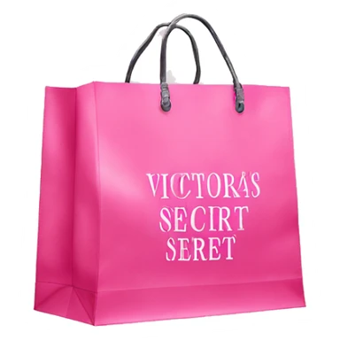 Pink victoria’s secret shopping bags sticker