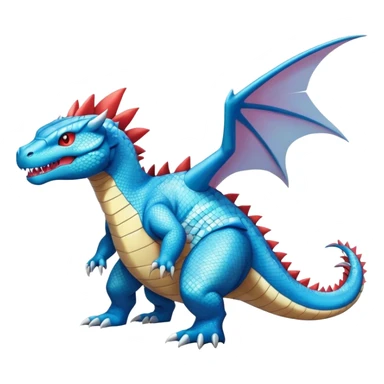 celestial salamence-Feraligatr-hybrid, full body sticker