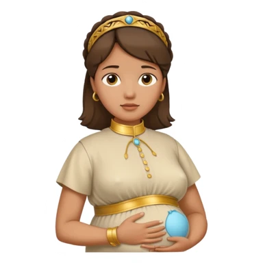 but  pregnant and in a roman collar   sticker