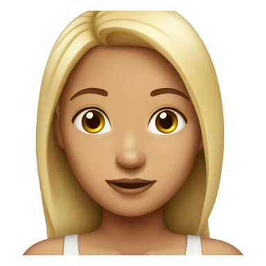 girl with big belly light skin sticker