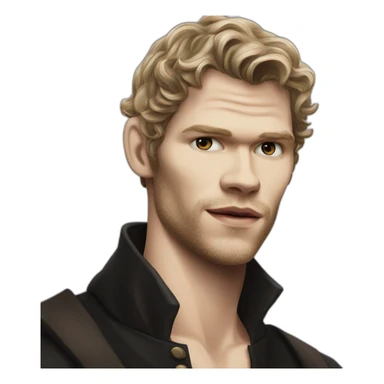 Klaus mikaelson Joseph morgan realistic detailed sticker