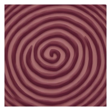 spiral but maroon sticker
