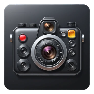 The camera has many buttons sticker