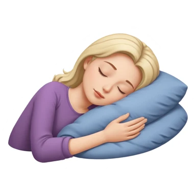 Sleep women sticker