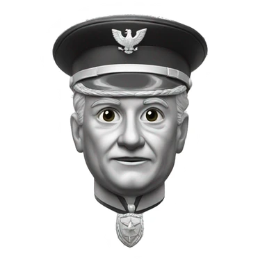 Colonel insignia silver sticker
