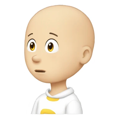 Caillou triste sticker