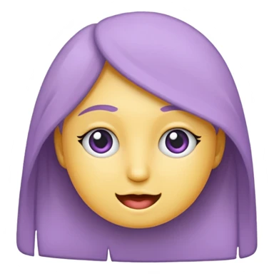 lila renk kalp emojisi sticker