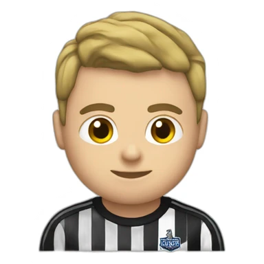 NUFC T-shirt sticker