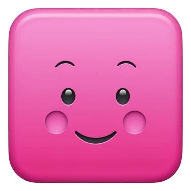 bright pink square\ sticker