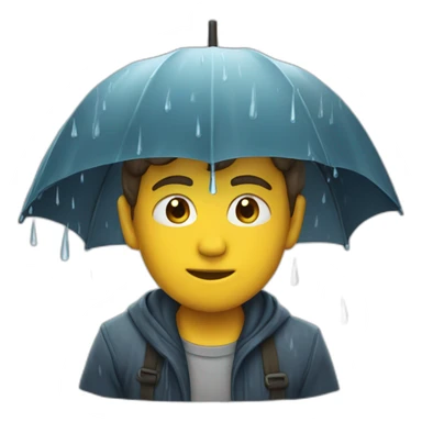 Rain gostling sticker