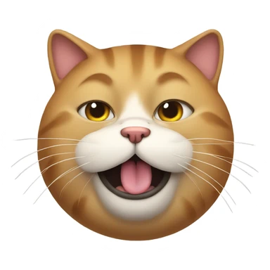 Huge fat cat sticker