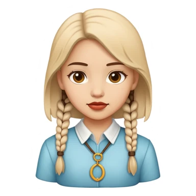 Girl w a bolo sticker