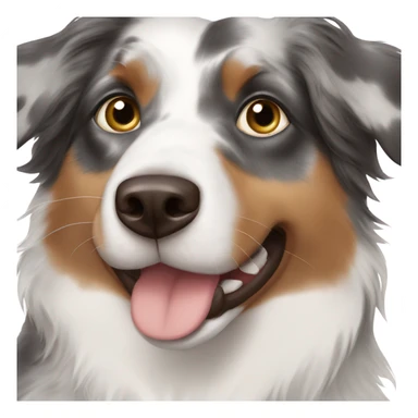Australian shepherd one blue eye sticker