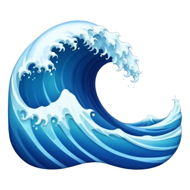 Ocean wave sticker