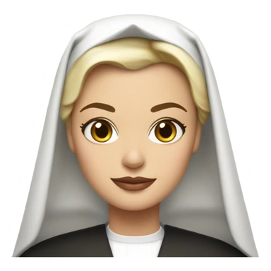 Margott Robbie like a nun sticker