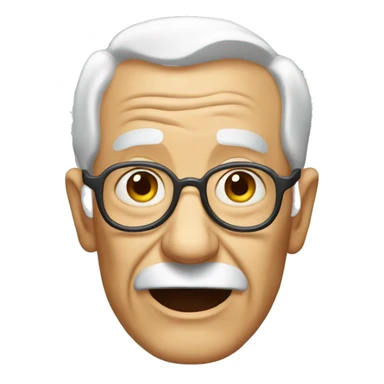 Crazy old man sticker