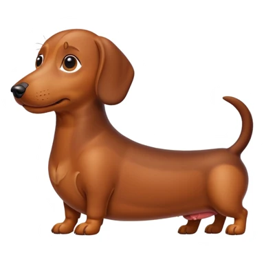 Sausage dog sticker