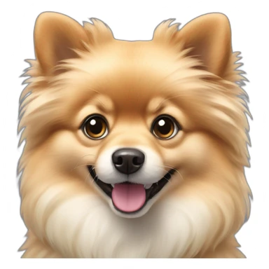 pomeranian merle sticker