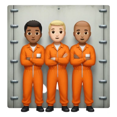 guys in prison sticker