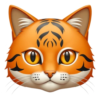 Elinde bicak olan caliko cinsi bir kedi sticker