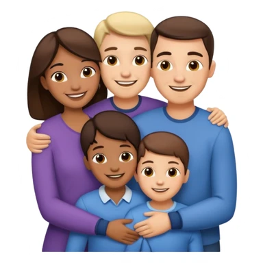 Happy family sticker