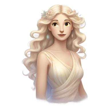 astrology virgo female white the maiden iridescent  sticker