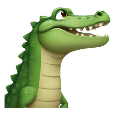 Sad crocodile sticker