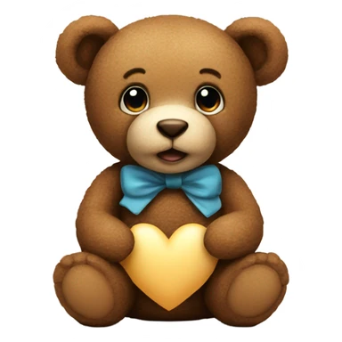 Teddy with Heart  sticker