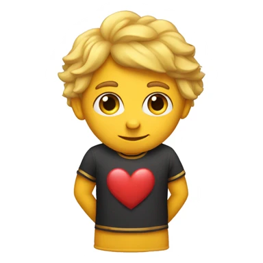 Galmour heart sticker