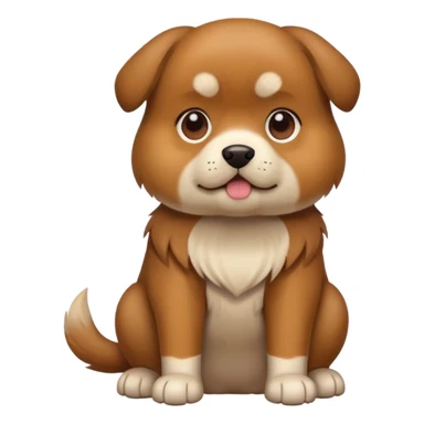 Dog going to the bathroom sticker