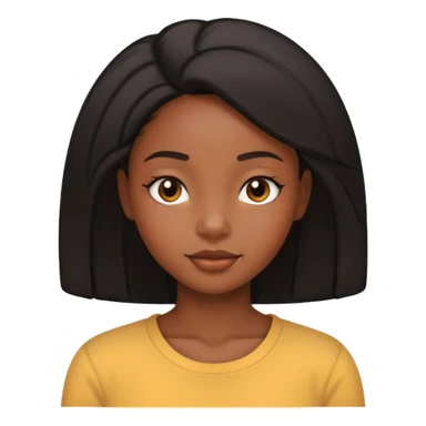 black girl relaxing sticker