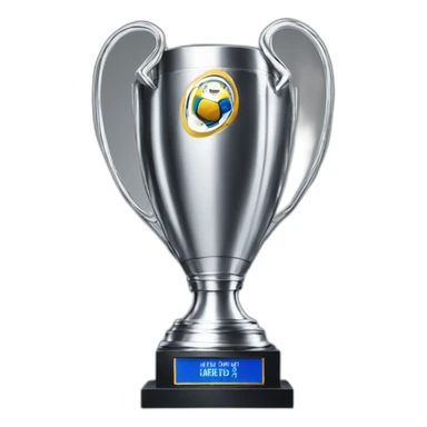 uefa champions league trophy sticker