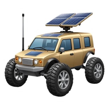 Sojourner – small, boxy rover with 6 wheels sticker