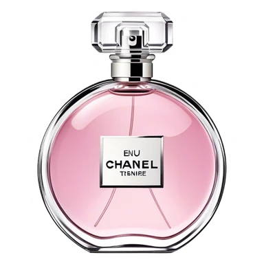 Chanel chance eau tendre, round bottle sticker